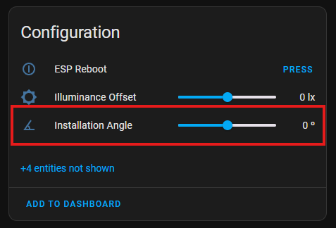 Home Assistant mmWave distance Entity