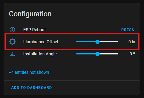 Home Assistant Offset Entities