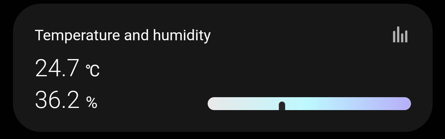 SmartThings Temperature and Humidity