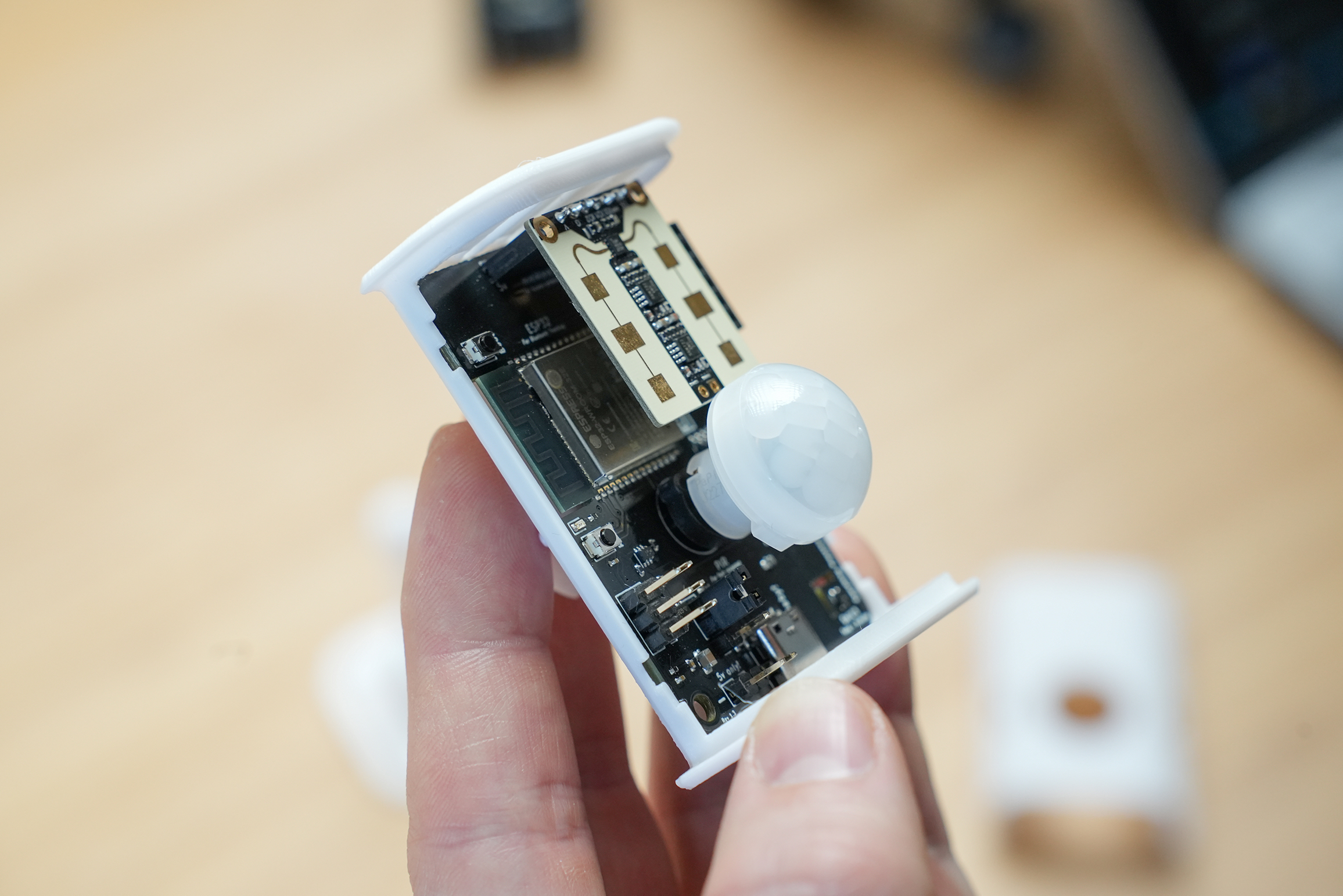 Inserting the PIR Sensor