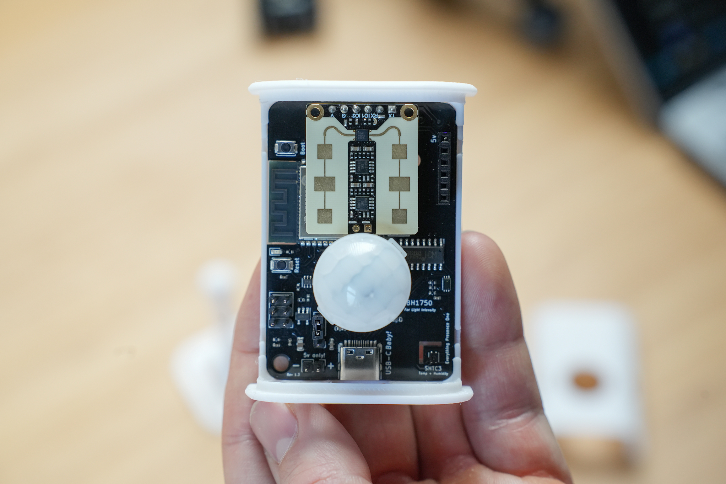 Inserting the PIR Sensor