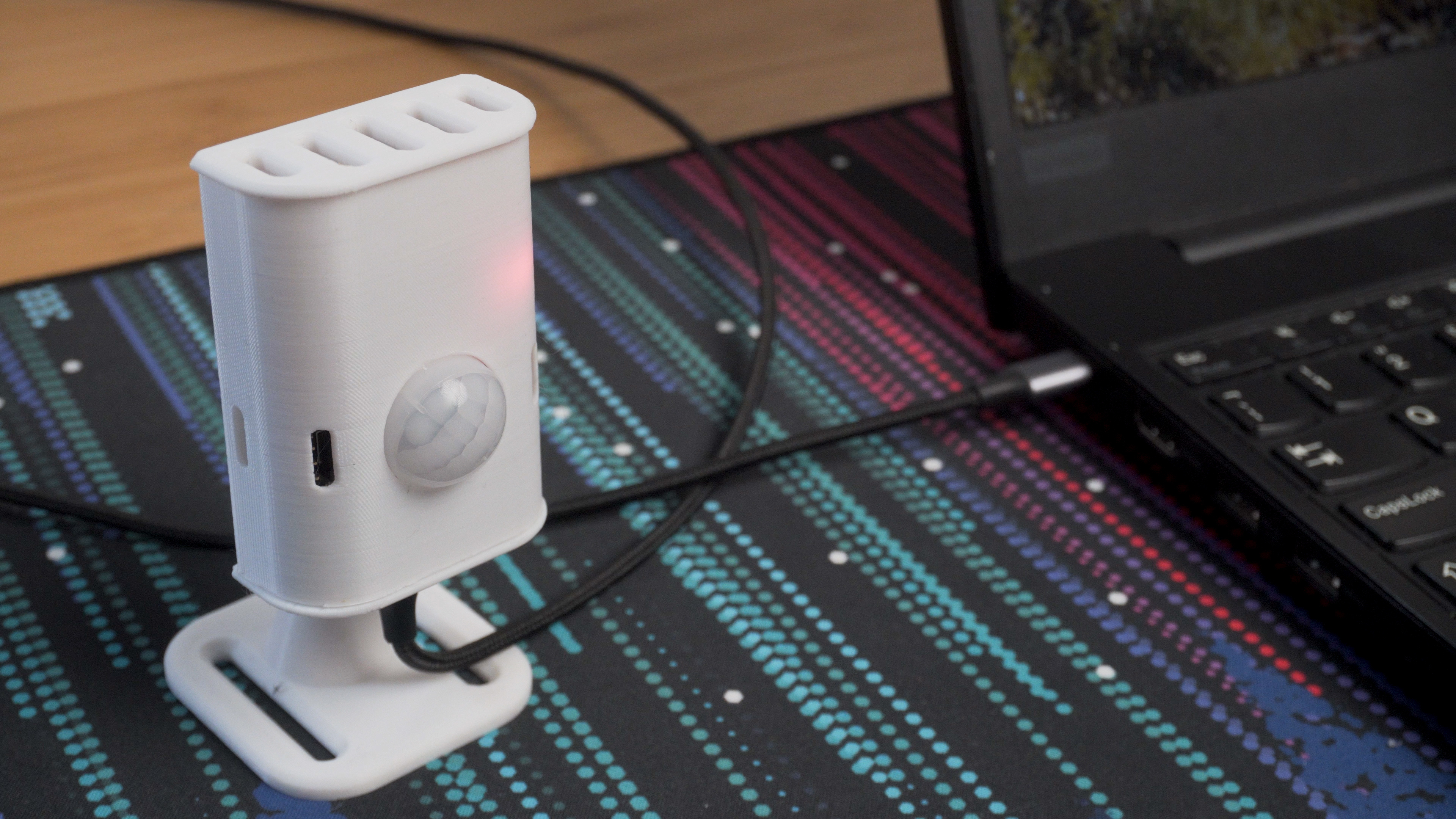 Powering on the sensor